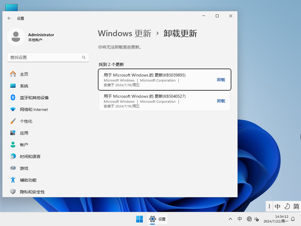 Windows11 22H2 X64 深度精简版